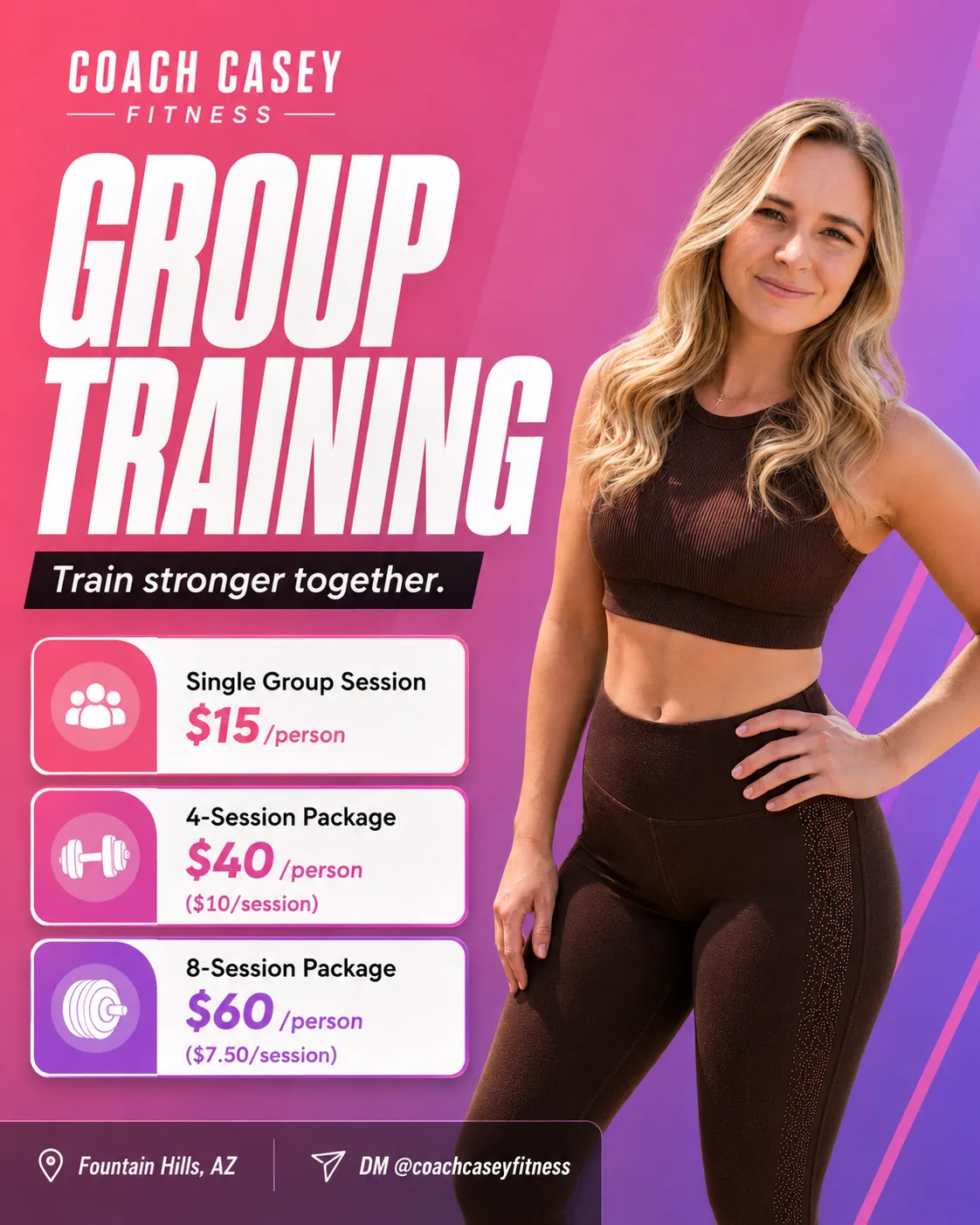 Coach Casey group training