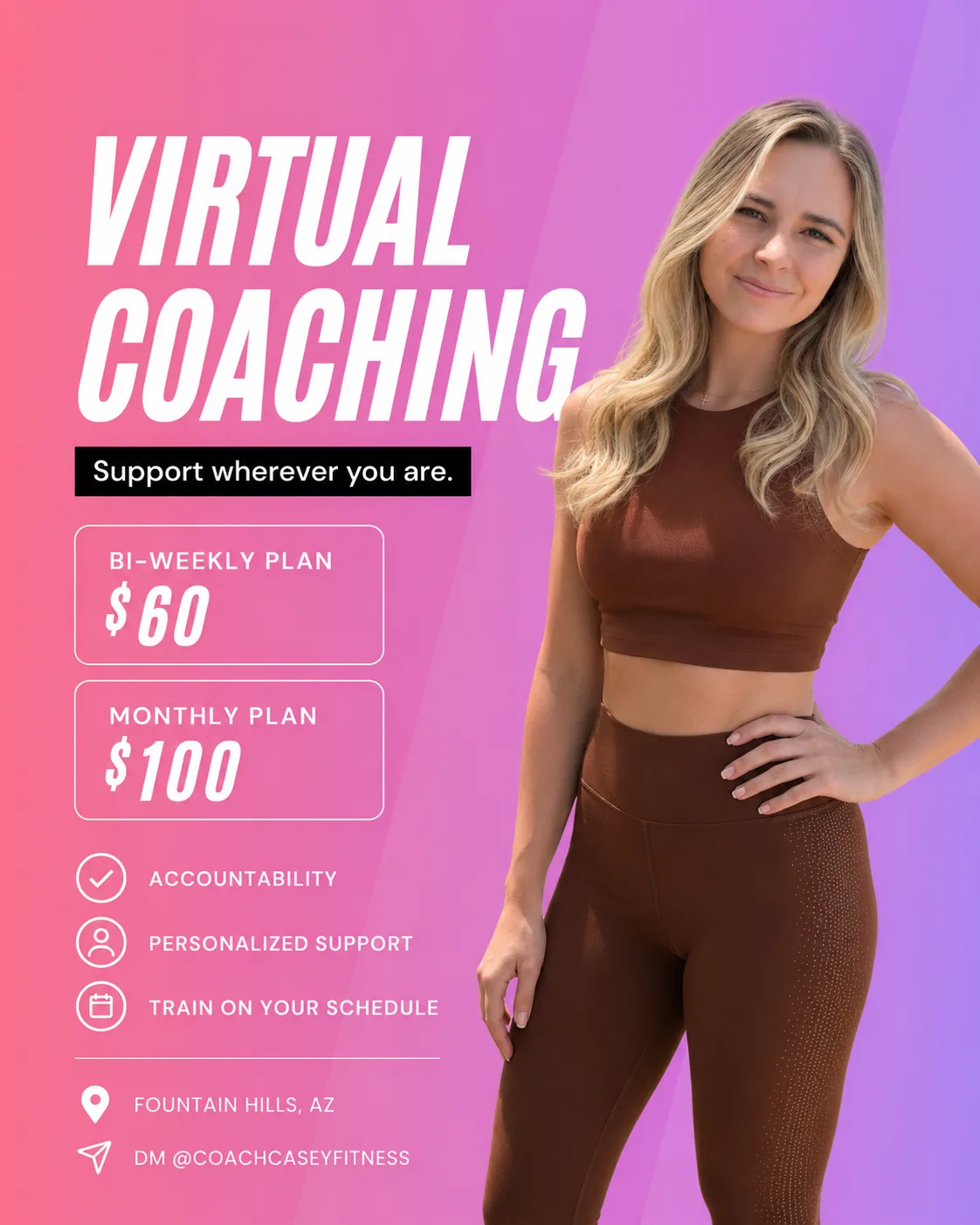 Coach Casey virtual coaching